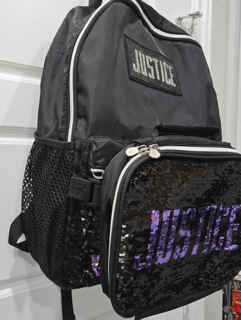 Justice Black Sequin Backpack – NWT/NWOT